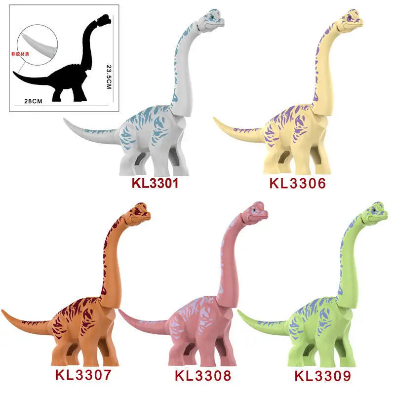 Bouwstenen Brachiosaurus Dinosaurus Set - Compatibel met Lego Blokken