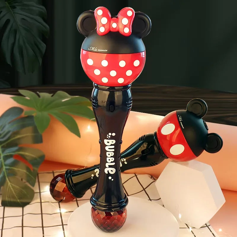 Elektrische Bellenblaas met Mickey of Minnie design