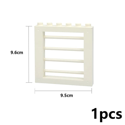 Huis onderdelen set voor grote bouwstenen – Compatibel met Duplo®