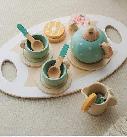 Houten Speelgoed Theeset voor Kinderen