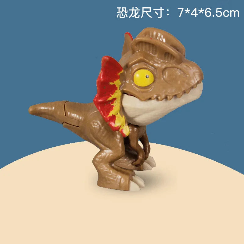 Vingerbijtende Dinosaurus T-Rex Speelfiguur met Beweegbare Gewrichten