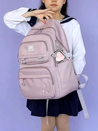 Roze Schooltas Rugzak voor Meisjes en Tieners