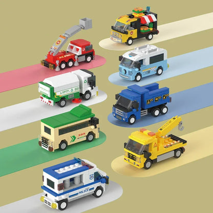 Stads Voertuigen Bouwblokken Set (LEGO®-compatibel) 14+