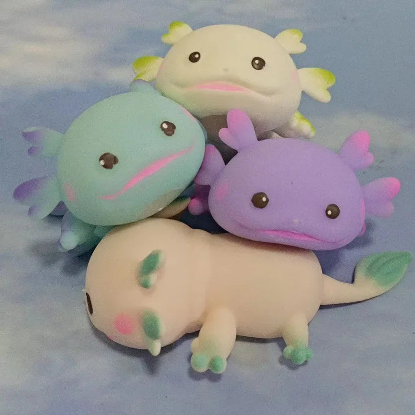 Axolotl Squishy Stressbal voor Kinderen en Volwassenen