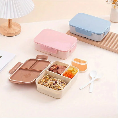 Lekvrije Plastic Lunchbox met Flip-Top – 1200ml – Magnetronbestendig