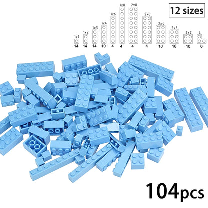 Kleine bouwstenen voor muren | Compatibel met Lego | Diverse maten