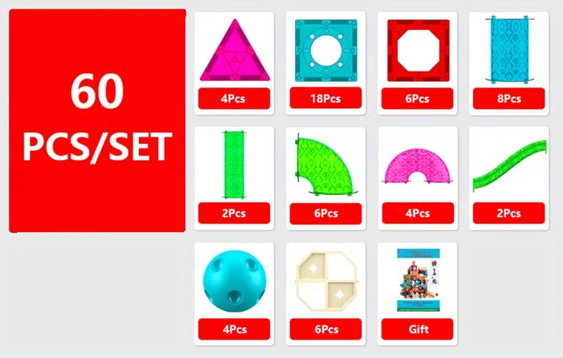 Magnetische Bouwblokken Set voor Kinderen