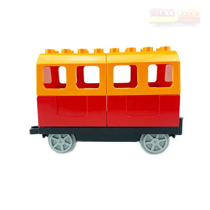 Grote Bouwblokken Treinset - Compatibel met Duplo