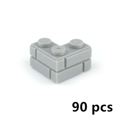 Kleine bouwstenen voor muren | Compatibel met Lego | Diverse maten