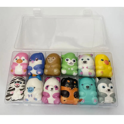 Set Mini Squishy Stressballetjes voor ontspanning