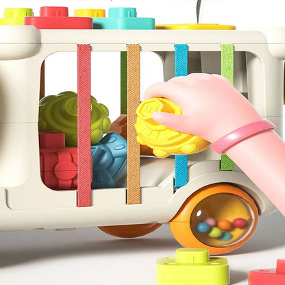 7-in-1 Educatief Speelgoed met Vormenstoof en Stapelblokken voor Baby’s