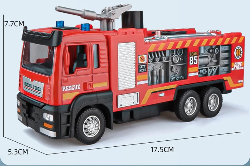 Speelgoed Brandweerwagen met Waterstraal, Licht en Geluid