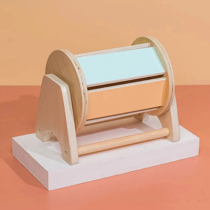 Montessori 4-in-1 Speelset: Objectpermanentie, Muntdrop, Worteloogst & Vormensorteerder