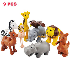 big animals 9pcs