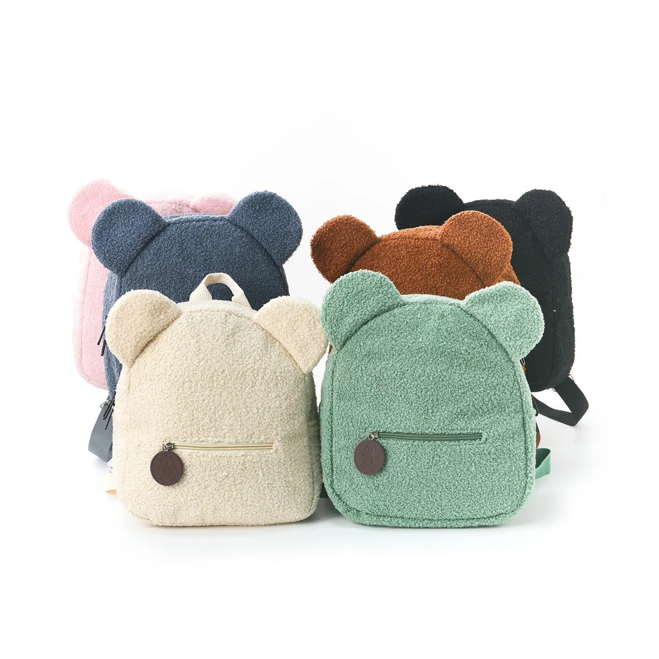 Zachte Fleece Rugzak met Berenoren voor Kinderen