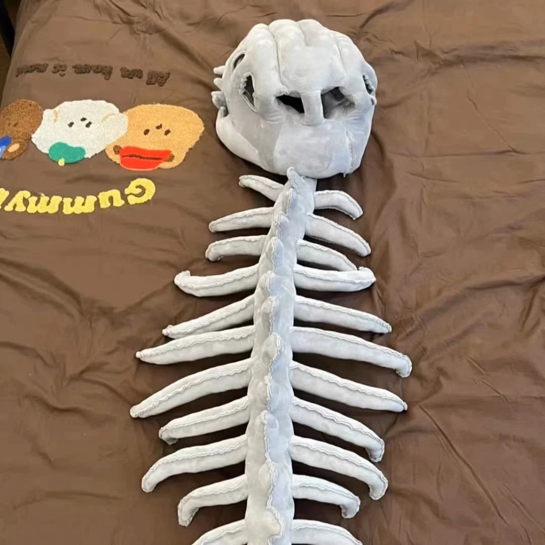 Dinosaurus Skelet Kostuum met Hoofdeksel voor Cosplay