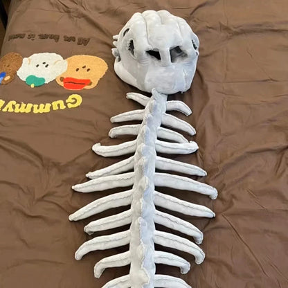 Dinosaurus Skelet Kostuum met Hoofdeksel voor Cosplay