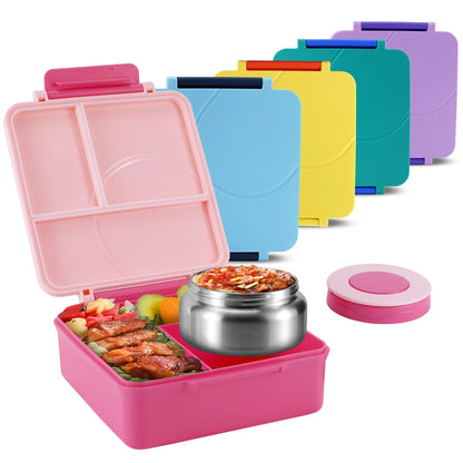 Kinder Lunchbox met Vakken en Geïsoleerd Bakje