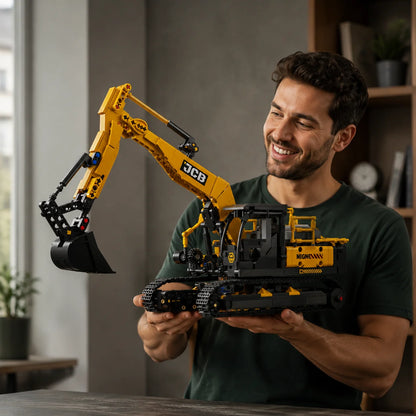Bouwset Graafmachine en Vrachtwagen van 1022 Onderdelen – LEGO®-compatibel