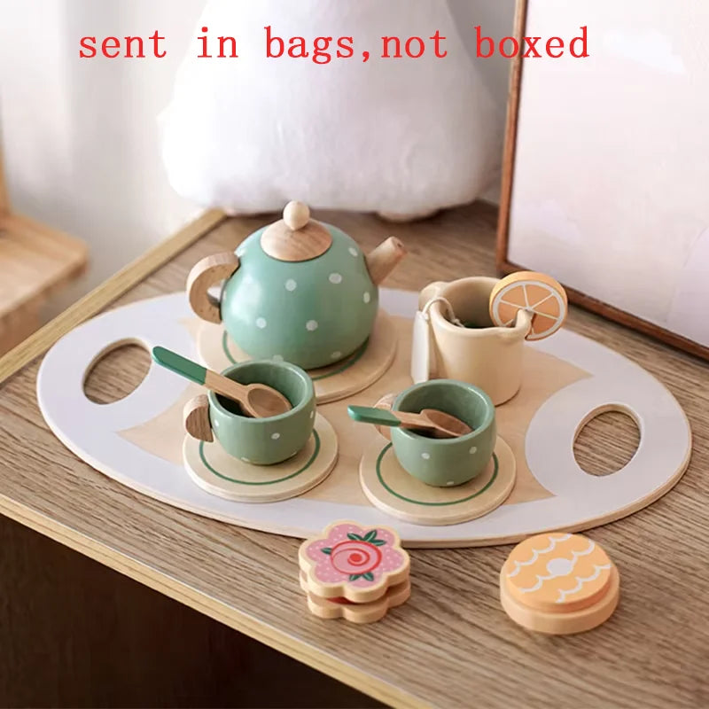 Houten Speelgoed Theeset voor Kinderen