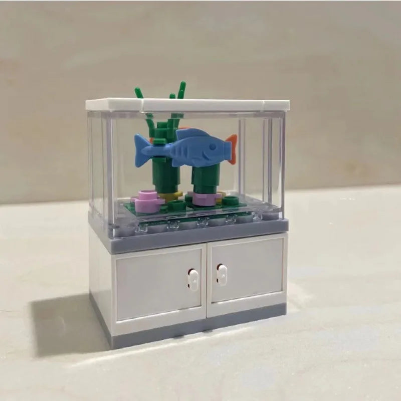 Bouwstenen Aquarium met Dieren | Compatibel met Lego