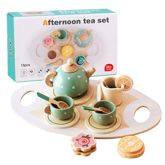 Houten Speelgoed Theeset voor Kinderen