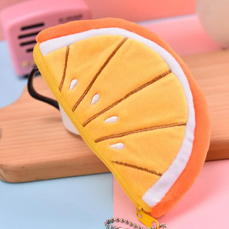 Pluche Watermeloen Portemonnee of Etui voor Kinderen