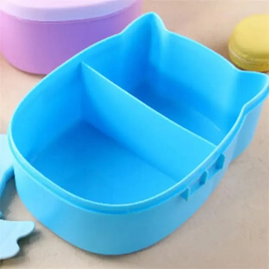 Bento Lunchbox voor Kinderen - Draagbaar met Bestek en Karakterprint