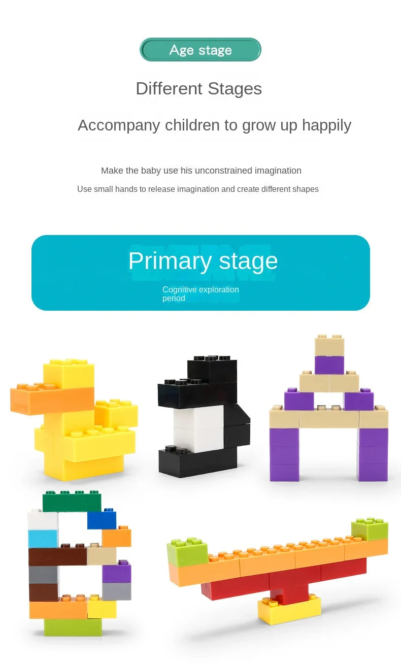 Kleine Bouwblokjes Bulkverpakking | Compatibel met Lego en LeDUO