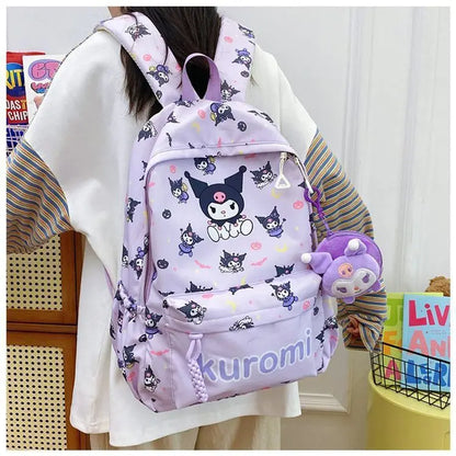 Sanrio Schooltas met My Melody, Cinnamoroll & Kuromi + Mini Tasje