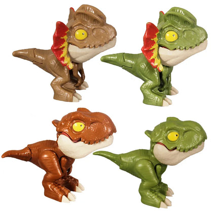 Vingerbijtende Dinosaurus T-Rex Speelfiguur met Beweegbare Gewrichten