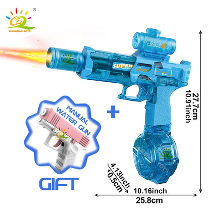 Elektrisch Volautomatisch Waterpistool met Vlamsimulatie Licht