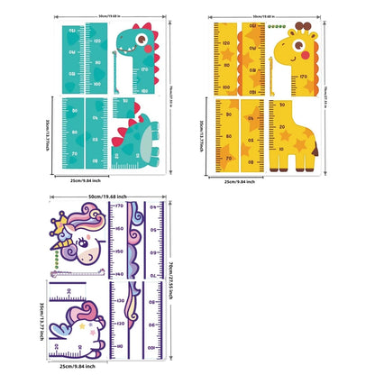 Lengtemeter Wandsticker met Dieren voor Kinderkamer