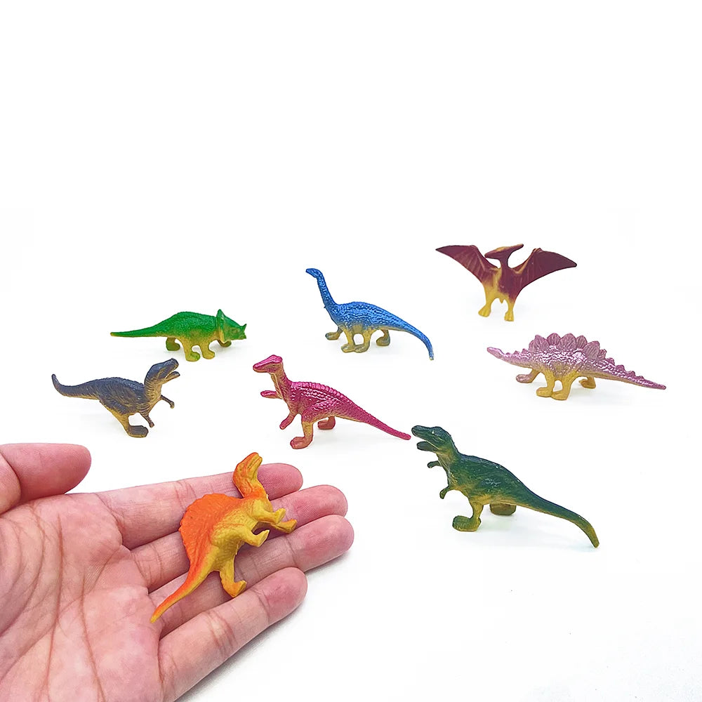 Set van 48 realistische mini dinosaurus figuren voor kinderen
