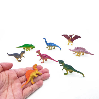 Set van 48 realistische mini dinosaurus figuren voor kinderen