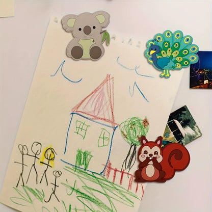 10 Dieren Magneetjes voor Koelkast en Whiteboard