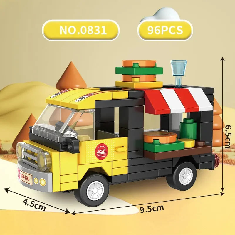 Stads Voertuigen Bouwblokken Set (LEGO®-compatibel) 14+