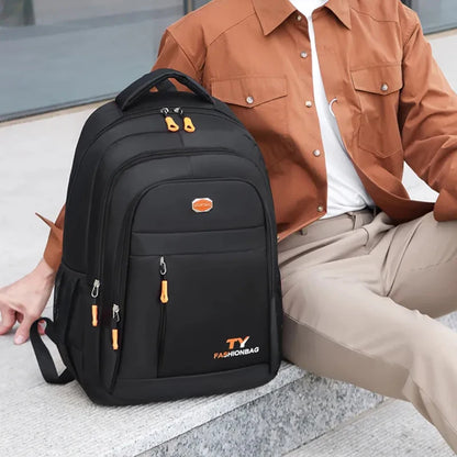 Ruime Unisex Nylon Rugzak voor Studenten en Reizen