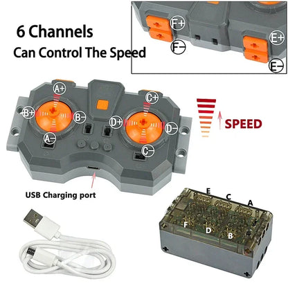 Motor en power set voor techniek – Compatibel met LEGO®