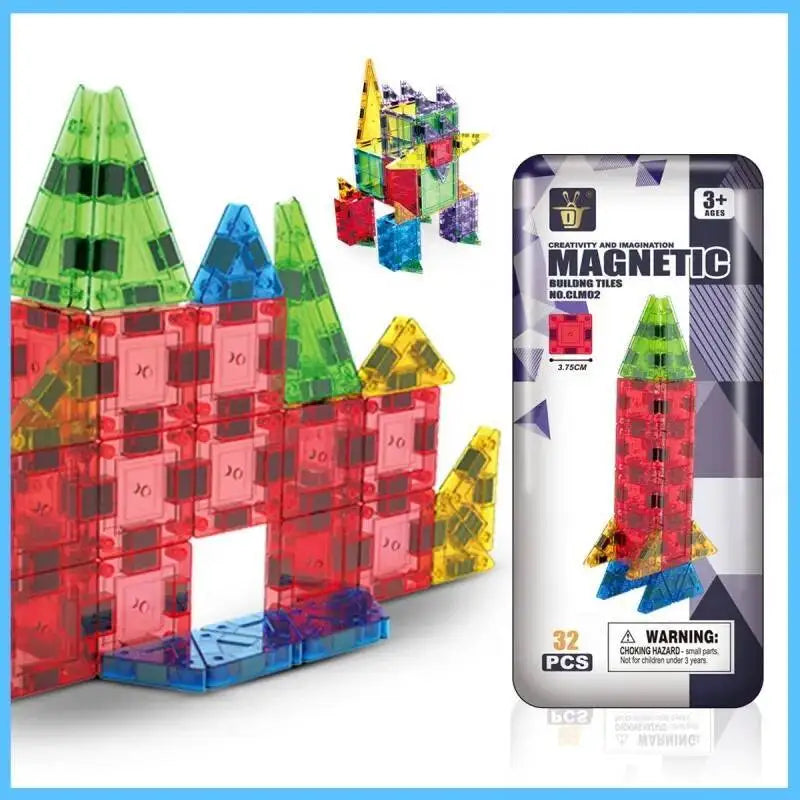 Magnetische diamant bouwblokken set