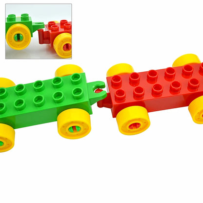 Trein en voertuigen set – Compatibel met Duplo®