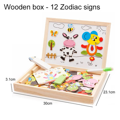 Magnetisch Teken- en Puzzelbord voor Kinderen