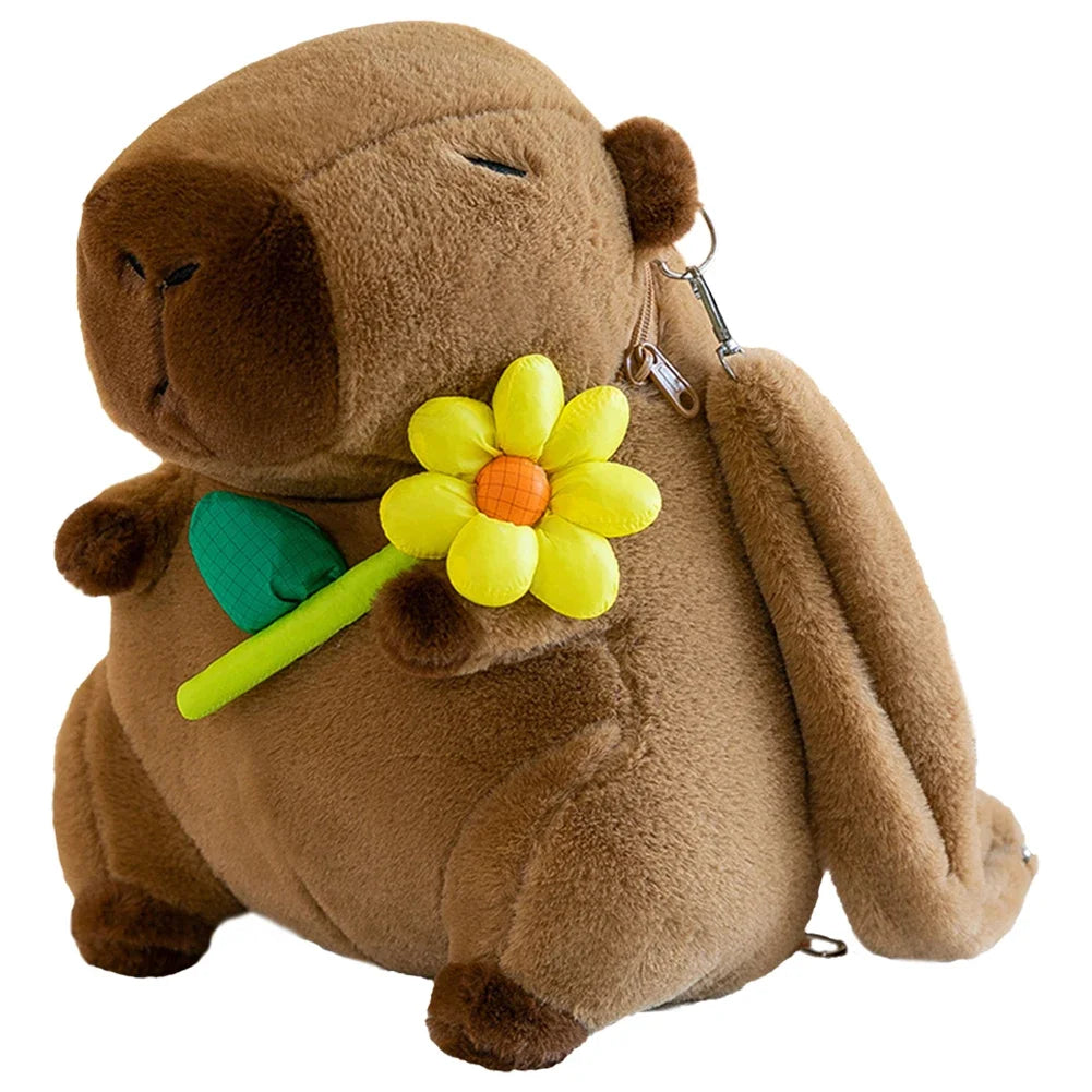 Pluche Capybara Rugzak Schoudertas voor Kinderen