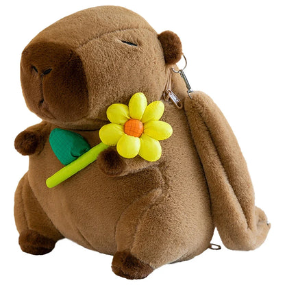 Pluche Capybara Rugzak Schoudertas voor Kinderen