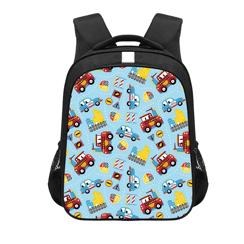 Brandweerwagen Rugzak voor Kinderen en Peuters - Jongens Schooltas