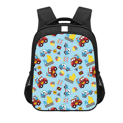 Brandweerwagen Rugzak voor Kinderen en Peuters - Jongens Schooltas