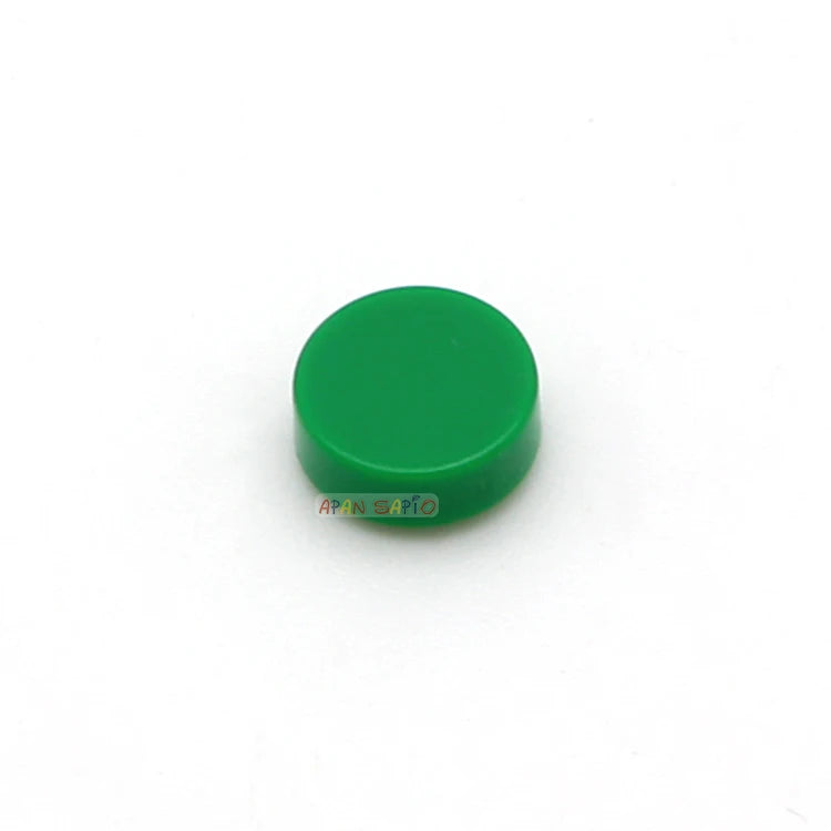 100 Ronde Bouwtegel Steentjes 1x1 | Compatibel met Lego