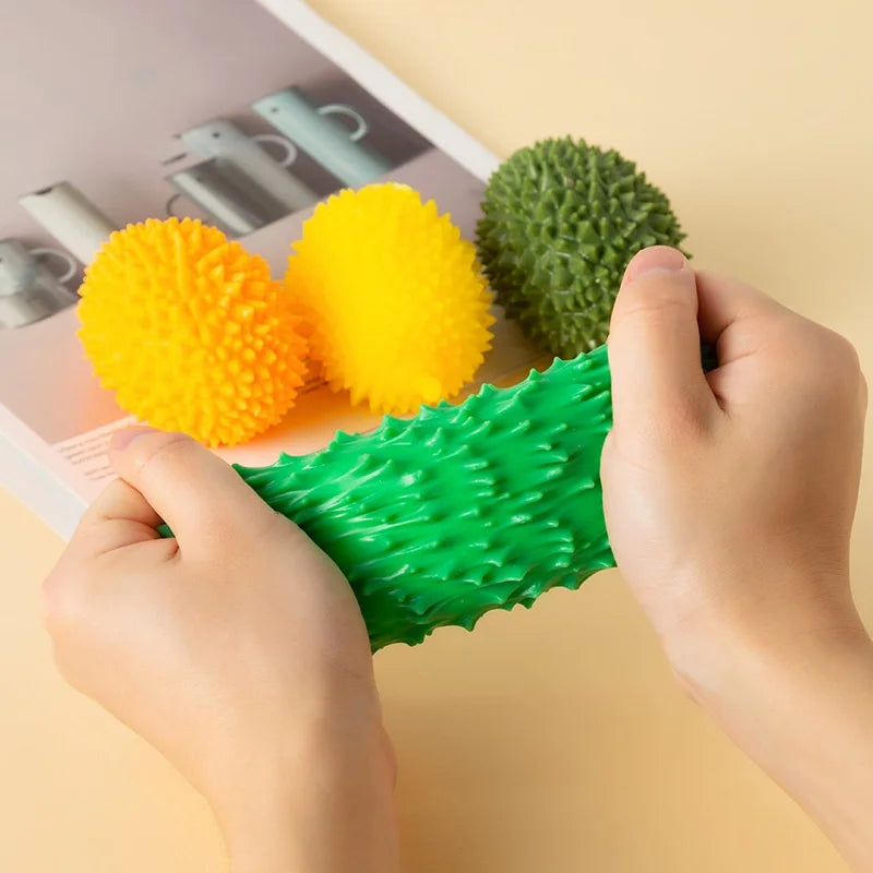 Fruitvormig Knijpspeeltje voor Stressvermindering