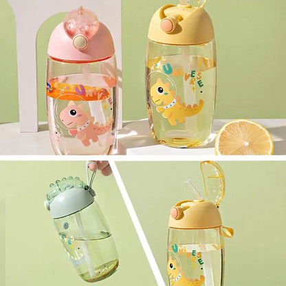 Dinosaurus Drinkbeker met Rietje voor Kinderen - 500ml
