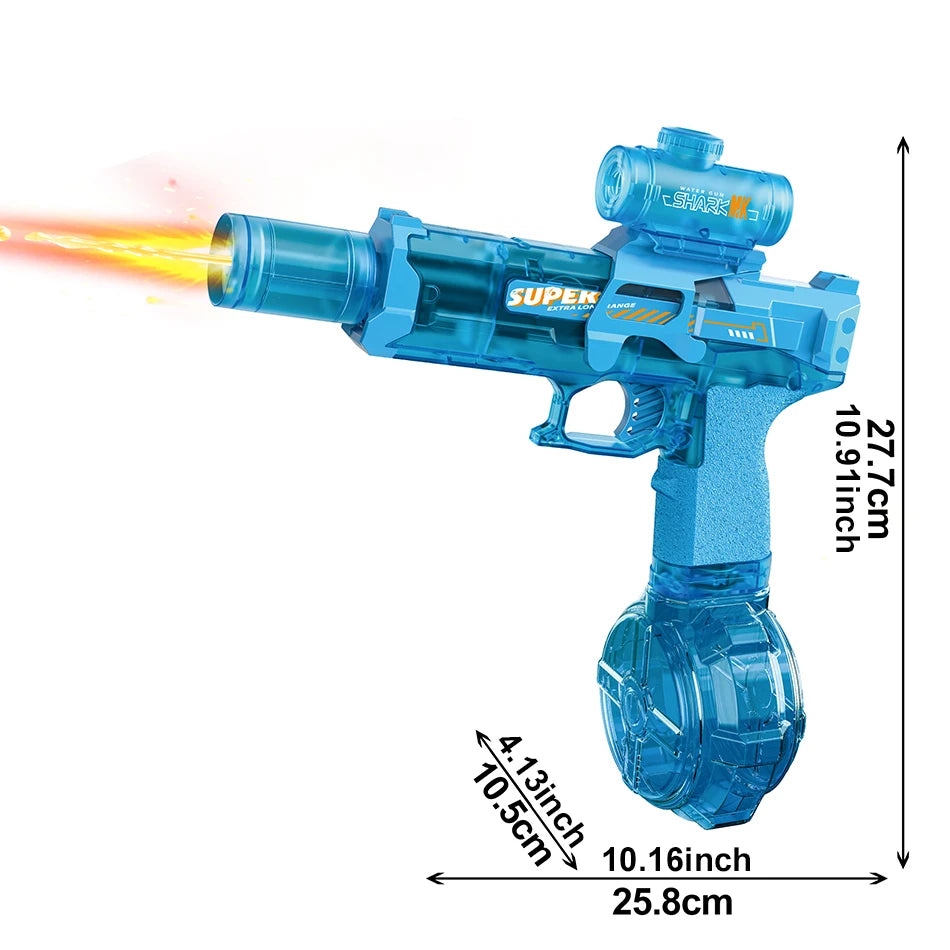 Elektrisch Volautomatisch Waterpistool met Vlamsimulatie Licht